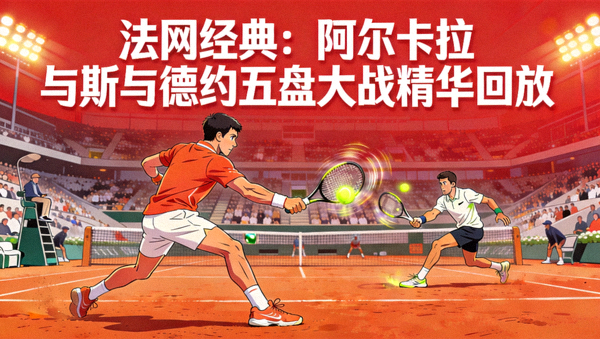法网经典：阿尔卡拉斯与德约五盘大战精华回放